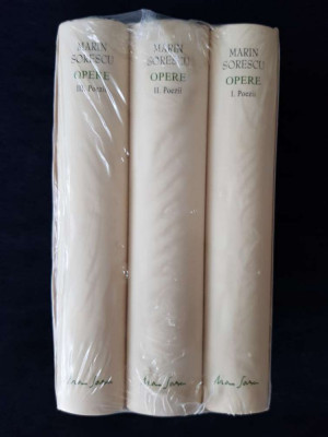 Marin Sorescu &amp;ndash; Opere I, II, III (ed. de lux, Academia Romana, 3 vol.) foto