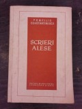 SCRIERI ALESE - POMPILIU CONSTANTINESCU