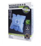 Set 5 bucati saci de aspirator Wonderbag Mint Aroma WB415120, compatibilitate cu Rowenta si Moulinex