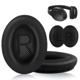 Set 2 bureti pentru casti Bose QuietComfort 35 ll / I, QC35 ll / I, Over-Ear - Negru - Spuma cu memorie - Piele ecologica
