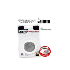 Blister o garnitura+sita Bialetti MUKKA 2 cesti