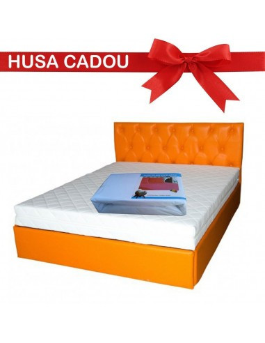 Saltea cu spuma, Mercur Comfort Flex Plus 140x200x20cm, fermitate mediu spre tare, hipoalergenica, husa detasabila, Saltsib