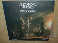 ALEXANDRU ANDRIES -INTERIOARE DISC VINIL ELECTROCORD ANUL 1984 foto