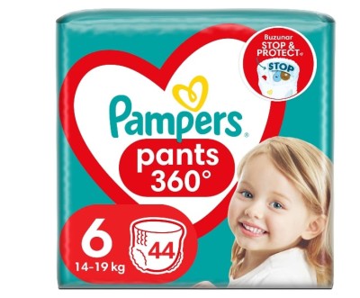Scutece-chilotel Pampers Pants Jumbo Pack Marimea 6, 14-19 kg, 44 buc foto