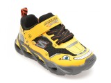 Pantofi sport SKECHERS galbeni, THERMO-FLASH - TRUCK, din material textil