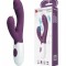 Vibrator Iepuras Andre, Vibrating&amp;Tickling, Silicon, Violet, 20 cm