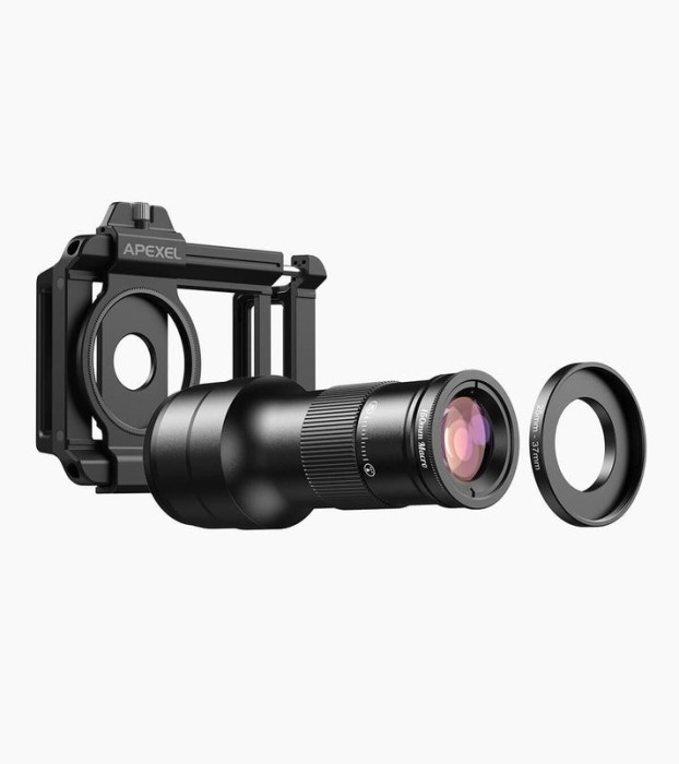 Lentilă Teleobiectiv Apexel APL-TM6, compatibila iPhone 15 14, 13, 12, Samsung Galaxy S24, S23, Huawei, Honor