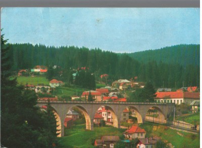 CPI B14985 - CARTE POSTALA - BORSEC. PODUL DE LA INTRAREA IN STATIUNE foto