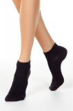 Șosete scurte (anklets) damă bumbac, Esli Classic 000 - Negru, 38-39 (25)