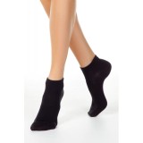 Șosete scurte (anklets) damă bumbac, Esli Classic 000 - Negru, 38-39 (25)