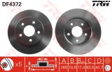 Disc frana FORD C-MAX (DM2) (2007 - 2016) TRW DF4372