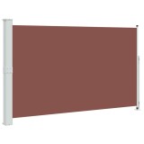 Cumpara ieftin Copertina laterala retractabila de terasa, maro, 180x314 cm