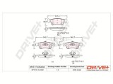 Dr!ve+ DP1010.10.1068 set placute frana,frana disc