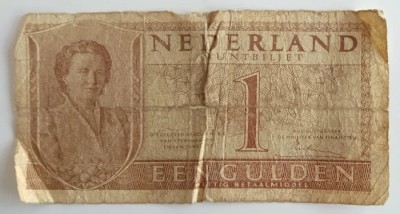 Bancnota - Tarile de Jos - 1 Gulden 1949 foto