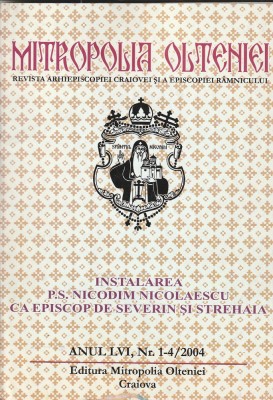 REVISTA ARHIEPISCOPIEI CRAIOVEI SI A EPISCOPIEI RAMNICULUI NR. 1-4/2004 foto