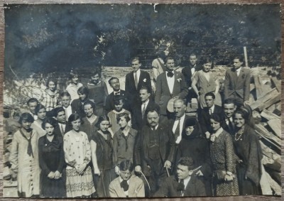 Fotografie de grup, Romania interbelica foto