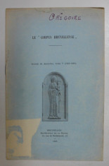 LE &amp;#039; CORPUS BRUXELLENSE &amp;#039; , 1930 foto