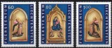 LIECHTENSTEIN 1995, Craciun, Arta, Pictura, serie neuzata, MNH