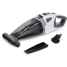 Aspirator de mana Severin HV 7146, 18 V, Uscata si umeda,0.65 l, Alb/Gri