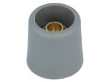 Buton rotativ poliamidă gri 6mm 16x16mm