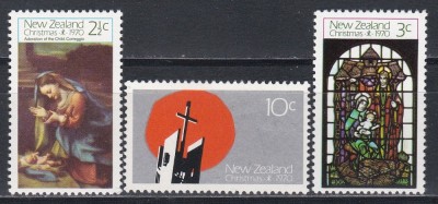 Noua Zeelanda 1970 - Crăciun, MNH foto