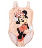 Costum de Baie &Icirc;ntreg pentru Copii Minnie cu Buline 3-8 Ani (set 5 buc.)