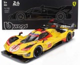 Modele auto și moto model 1/18 Ferrari 499P NR.83 Le Mans 2024 AF Corse - Deluxe edice - 1:18 ( d&eacute;lka 25cm )