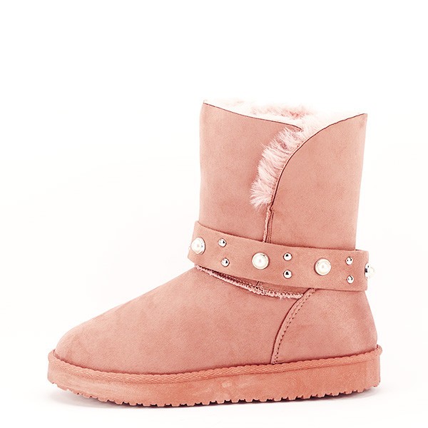 Cizme roz tip ugg Mia 111, 38, 39 | Okazii.ro