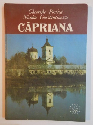 CAPRIANA de GHEORGHE POSTICA , NICOLAE CONSTANTINESCU 1996 foto