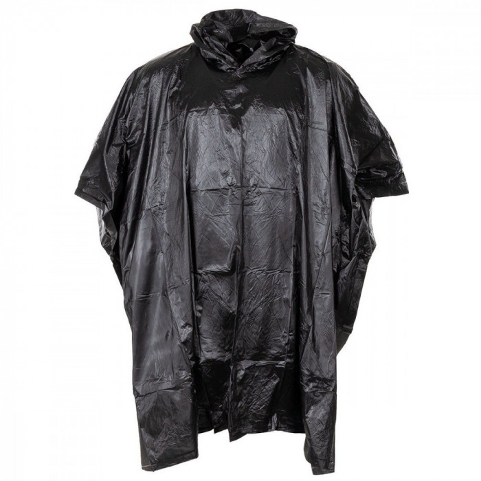 MFH Pelerina de ploaie Poncho Vinyl Negru 08201