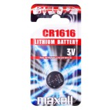 Baterie Litiu Maxell 3V CR1616, Dimensiuni 16 x 1.6 mm 55mAh Blister 1, BA082501