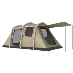 Outsunny Cort gonflabil 5-6 persoane Montare rapidă Cort outdoor pentru camping cu pompă Ferestre din plasă țăruși Prelată frontală | Aosom Romania