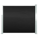 Gossi copertina laterala retractabila, negru, 120x300 cm