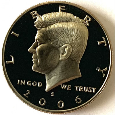 AMERICA HALF 1/2 DOLLAR 2006 LITERA S, PROOF, ( SAN FRANCISCO - KENNEDY.) foto