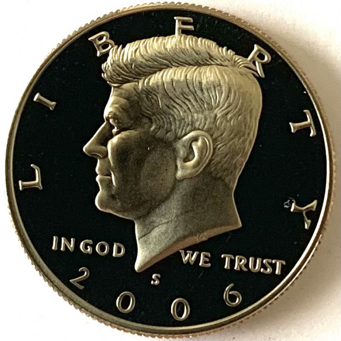 AMERICA HALF 1/2 DOLLAR 2006 LITERA S, PROOF, ( SAN FRANCISCO - KENNEDY.)