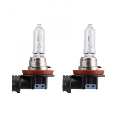 Pachet 2 Becuri Far H9 PGJ19-5 65W 12V Philips Vision foto
