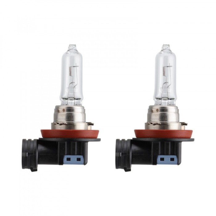 Pachet 2 Becuri Far H9 PGJ19-5 65W 12V Philips Vision
