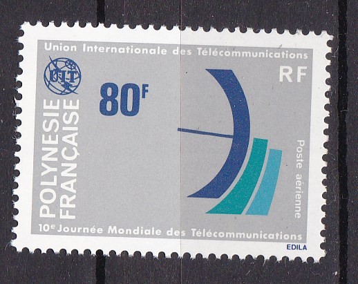 Polinezia 1978 aniversare UIT MI 254 MNH