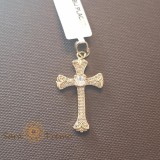 Cumpara ieftin Cruciulita placata cu aur Raza Divina