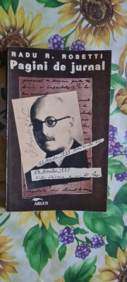 radu r rosetti pagini de jurnal foto