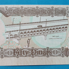 50 Dinari Irak - Sadam Husein - Bancnota SUPERBA - UNC