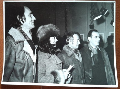 Fotografie, Romulus Rusan, Ana Blandiana, Radu Carneci, Dumitru Radulescu, anii comunismulkui foto