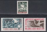 Mexic 1955 - A doua ediție a Jocurilor Panamericane, Mexico City, Serie + PA, MNH