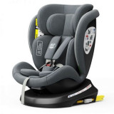 Scaun Auto Tweety Plus DELUXE BUF BOOF iSIZE Grey cu Isofix rotativ 360 grade 40-150 cm