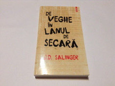 J. D. Salinger De veghe in lanul de secara,RF14/0 foto