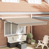 Marchiză Retractabilă Automată Bej 350x250 cm