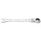 Cheie combinata fixa - inelara cu articulatie si clichet 13 x 185 mm 09-055