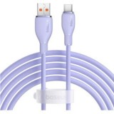 Cablu alimentare si date Baseus Pudding, Fast Charging Data Cable pt. smartphone, USB la USB Type-C 100W, 1.2m, violet