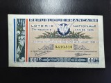 FRANȚA BILET LOTERIE 100 FRANCI 1935