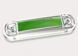 Lampa LED Verde 12-30V, 110mm, FT-045Ziel, Semnalizare, Auto, Omologare E9, Rezistenta la intemperii, 1W/2W